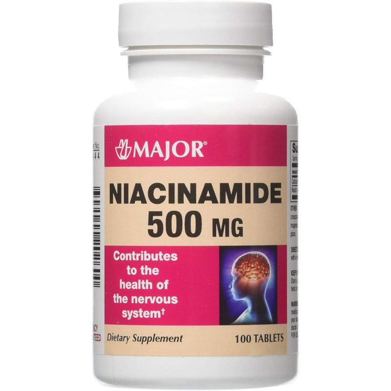 Major Pharmaceuticals Major Pharmaceuticals Niacin Vitamin B3 500 Mg Tablets Vitamins & Supplements