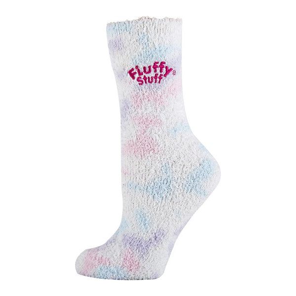 Womens Fuzzy Crew Socks - Fluffy Stuff