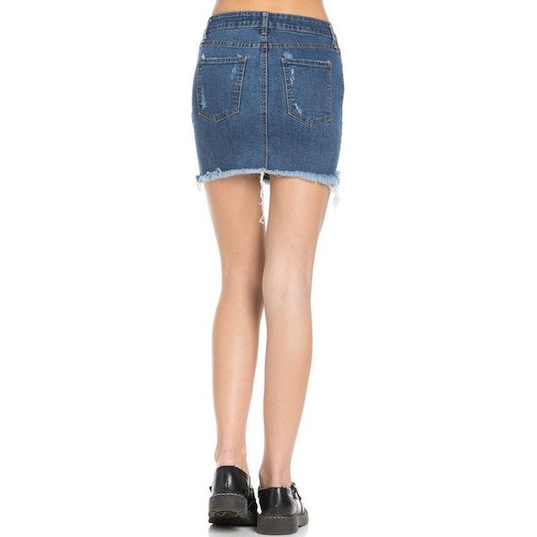 Jeans Mini Skirts Denim Vintage Skirt Western