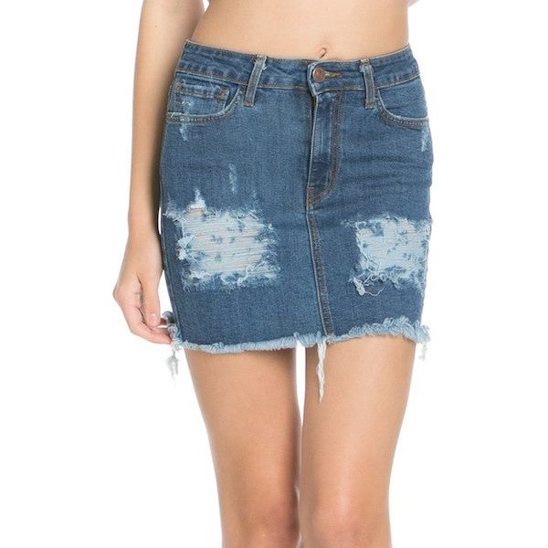 Jeans Mini Skirts Denim Vintage Skirt Western