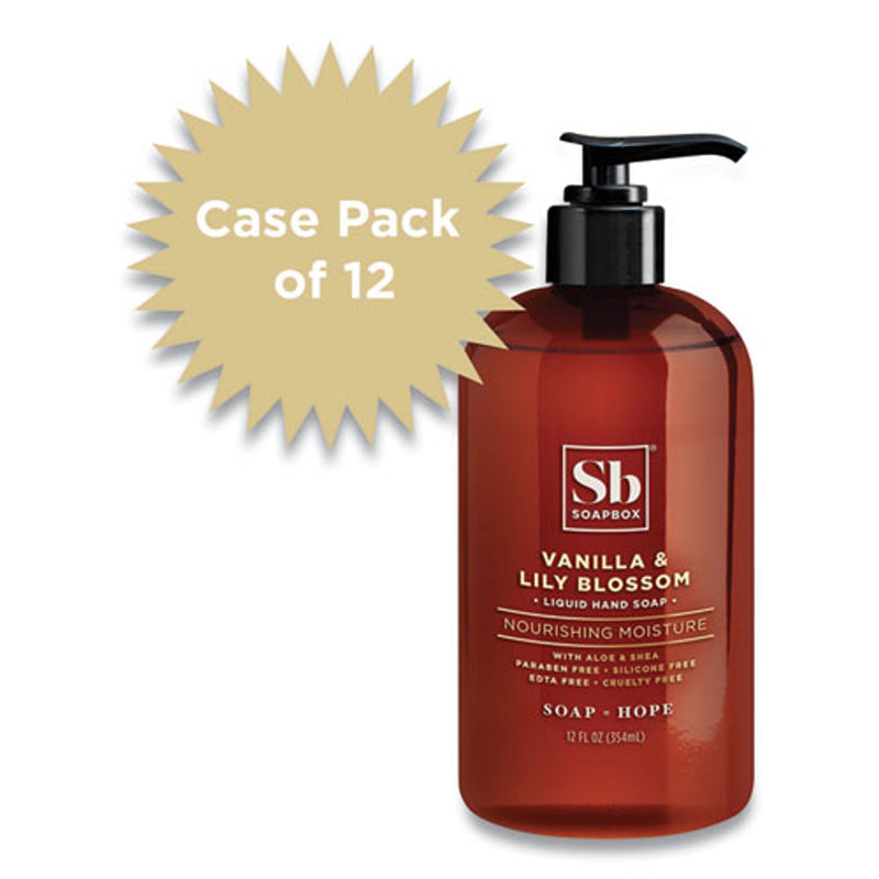 Soapbox Soapbox Liquid Vanilla &  Lily Blossom Hand Soap 12 Fl Oz Dish Detergent & Soap