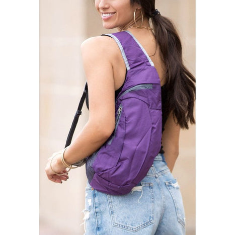 Nylon Packable Sling Bag