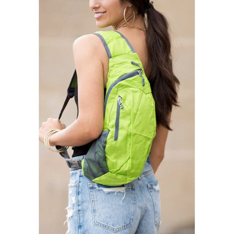 Nylon Packable Sling Bag