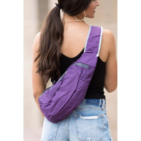 Nylon Packable Sling Bag