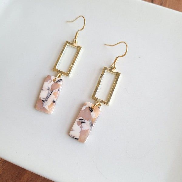 Raya Earrings - Sandstone