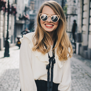 zeroUV Women's Laser Cut Round Metal Mirror Lens Sunglasses A102 Sunglasses