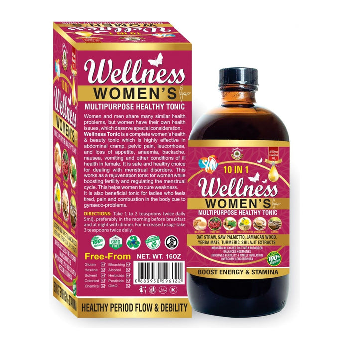 Organic Women Wellness Bitters 16oz