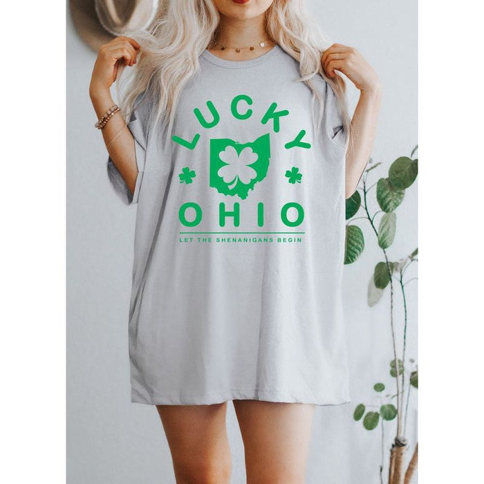 Lucky Ohio Patrick's Day Crew Tee