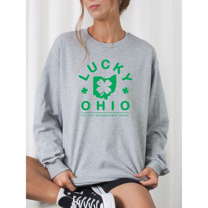 Lucky Ohio St Patricks Day Sweatshirt