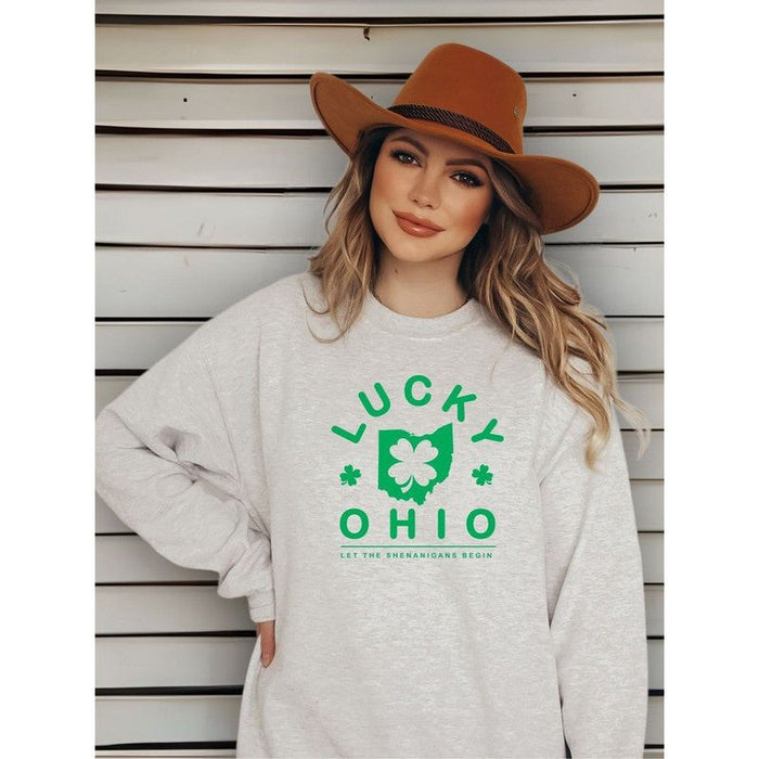 Lucky Ohio St Patricks Day Sweatshirt