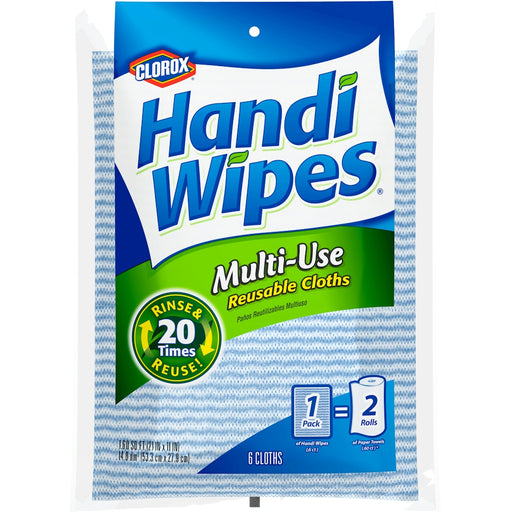 Clorox Clorox Handi Wipes Multi-Use Reusable Cloths, 6 Count Saxophone Care & Cleaning Alice Blue