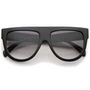 zeroUV Large Oversized Flat Top Teardrop Frame Aviator Sunglasses 9142 Sunglasses