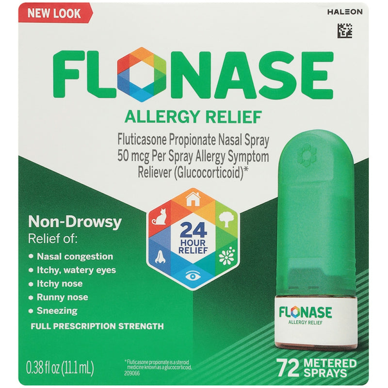 Flonase Flonase Allergy Relief Nasal Spray 72 Sprays - 0.38 Oz Health & Beauty