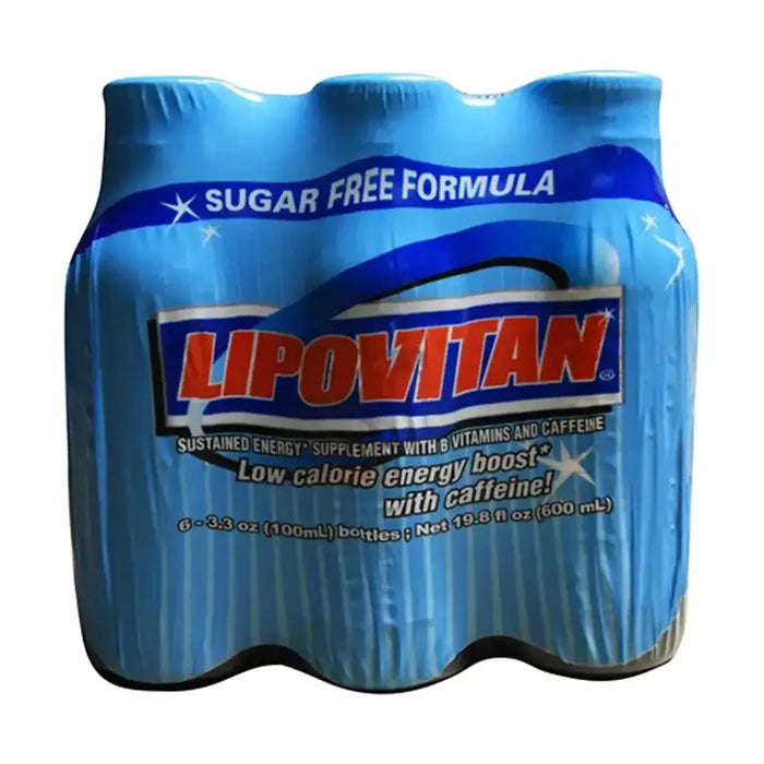 Lipovitan Sugar Free Blue 6 pk 3.3 oz