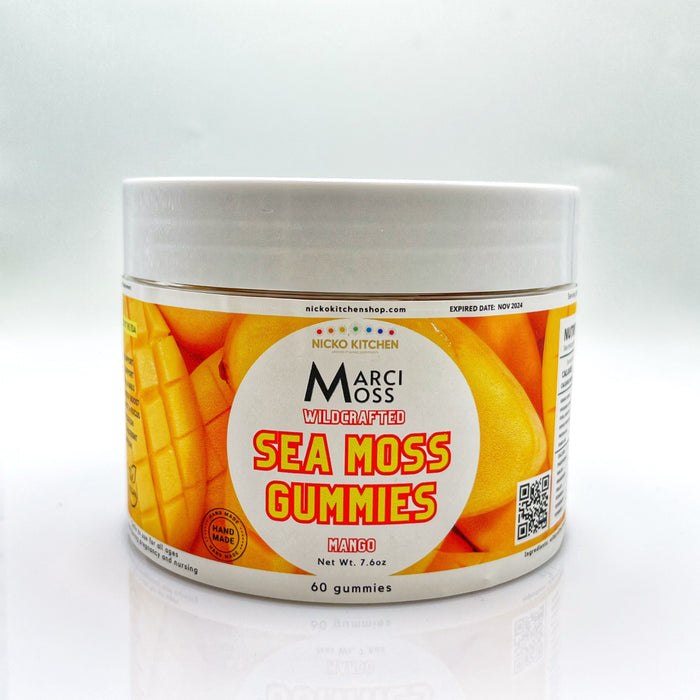 Mango Sea Moss Gummies | 60 Wildcrafted Gummy Vitamins