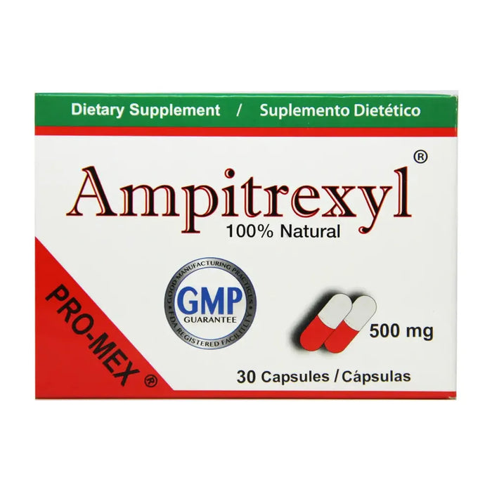 Ampitrexyl Supplement 30 Cap 500 Mg - Case - 6 Units