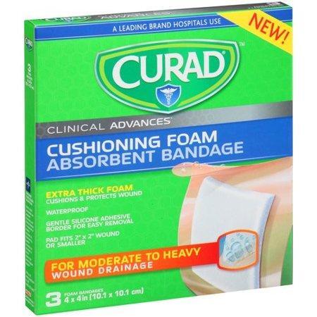 Curad Curad Cushioning Foam Absorbent Bandage First Aid