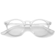 zeroUV Vintage European Clear Lens Small Round Glasses 8403 Glasses