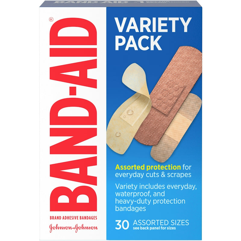 Band-Aid Brand Band-Aid® Brand Adhesive Bandages – Variety Pack (Assorted Sizes) First Aid