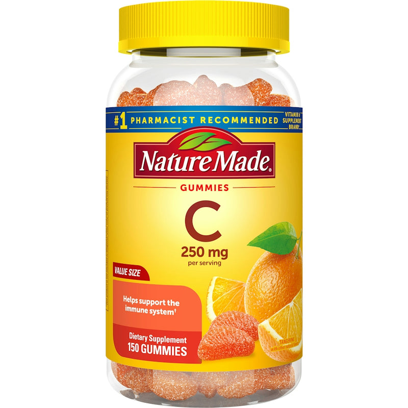 Nature Made Nature Made Vitamin C Gummies 250 Mg, 150 Count Value Size, For Immune Support Vitamins & Supplements