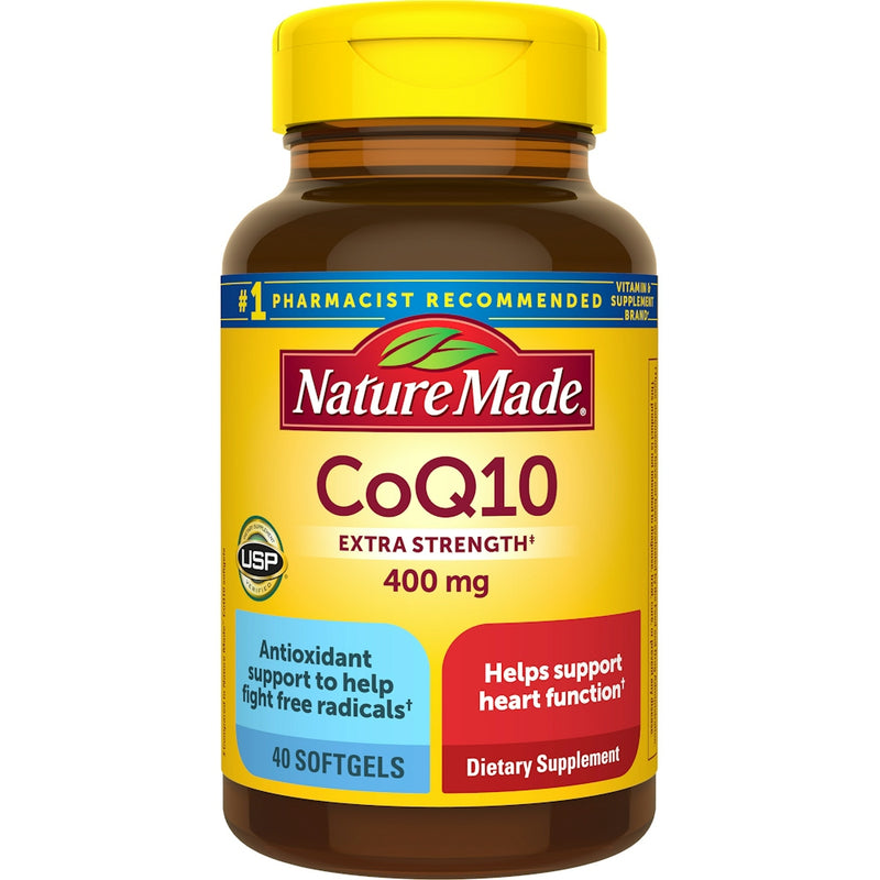 Nature Made Nature Made Co Q10, Extra Strength, 400 Mg, Softgels Vitamins & Supplements