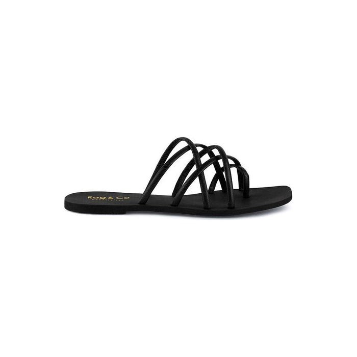 SWEETIN Strappy Flat Slip On Sandals