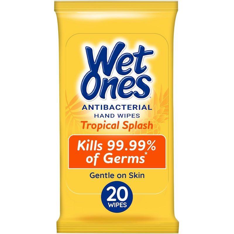 Wet Ones Wet Ones Antibacterial Hand Wipes Travel Pack - Tropical Splash - 20ct Hand Sanitizers & Wipes