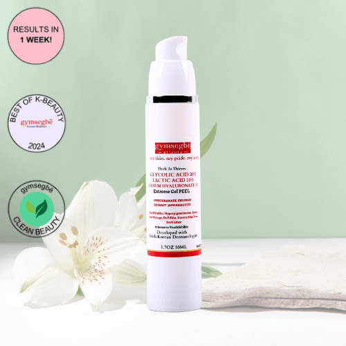 gymsegbë Thick As Thieves Pure Glycolic Acid Lactic Acid Extreme Gel Peel - 50ml Exfoliation, Dark Spots, Hyperpigmentation