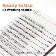 Mega Lash Academy 18D Mix Rapid Promade Fans® - 500 Fans Promade Fans