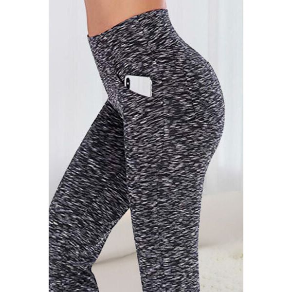 Pocketed High Waist Active Pants