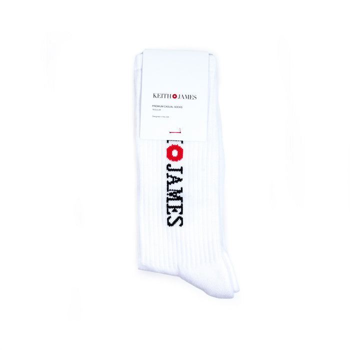 KJ Casual Socks (White)