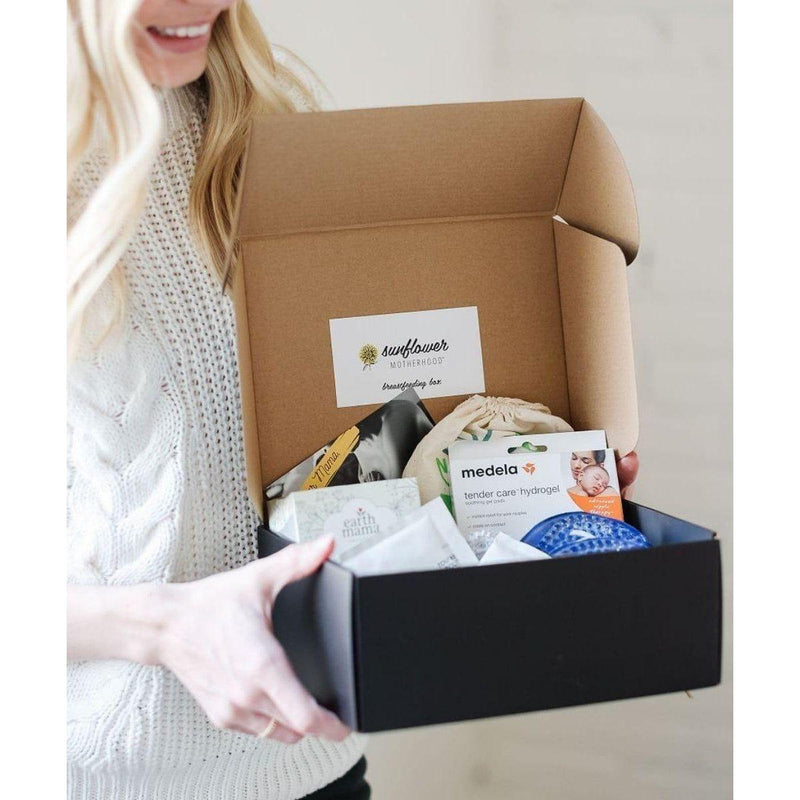 Sunflower Motherhood Breastfeeding Box Postpartum Gift