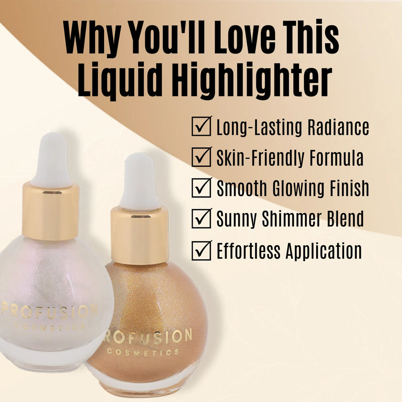 Prolux Cosmetics Best Liquid Highlighter Makeup by Profusion HIGHLIGHT