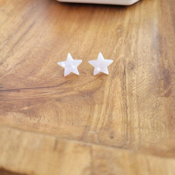 Spiffy & Splendid Liberty Star Studs - Blue