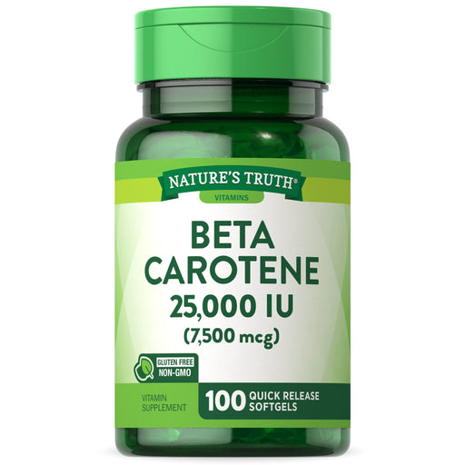 Nature's Truth Nature's Truth Beta Carotene Provitamin A 25 Vitamins & Supplements White Smoke