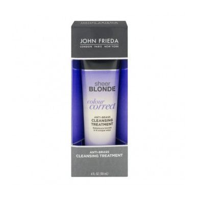 John Frieda John Frieda Pura Rubia Corregir El Color De Anti-Latón Tratamiento De 4 Oz (Pack De 4) Shampoo