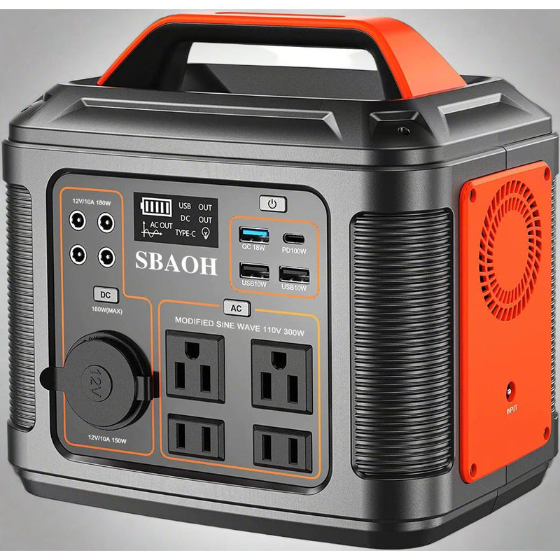SmartPursue™ 296Wh Portable Solar Power Station Power Supply