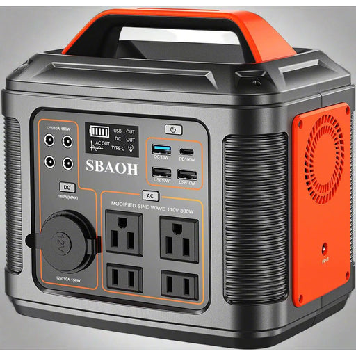 SmartPursue™ 296Wh Portable Solar Power Station Power Supply