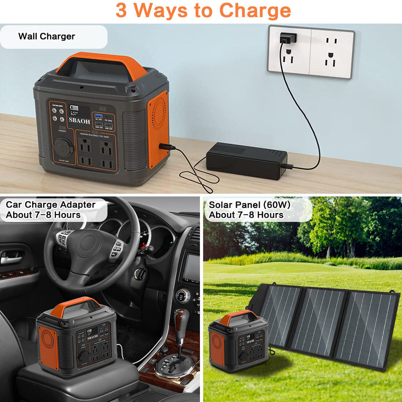 SmartPursue™ 296Wh Portable Solar Power Station Power Supply
