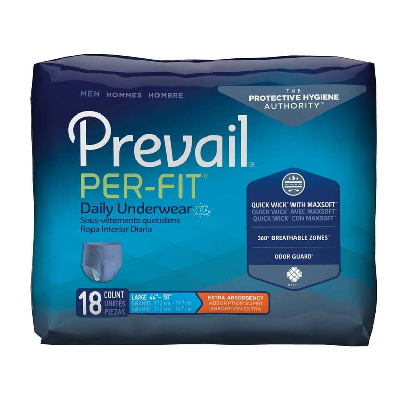 First Quality First Quality Prevail Per-Fit Men Pull On Absorbent Underwear Underwear