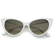 zeroUV Womens Fashion Hot Tip Pointed Vintage Cat Eye Sunglasses 8371 Sunglasses