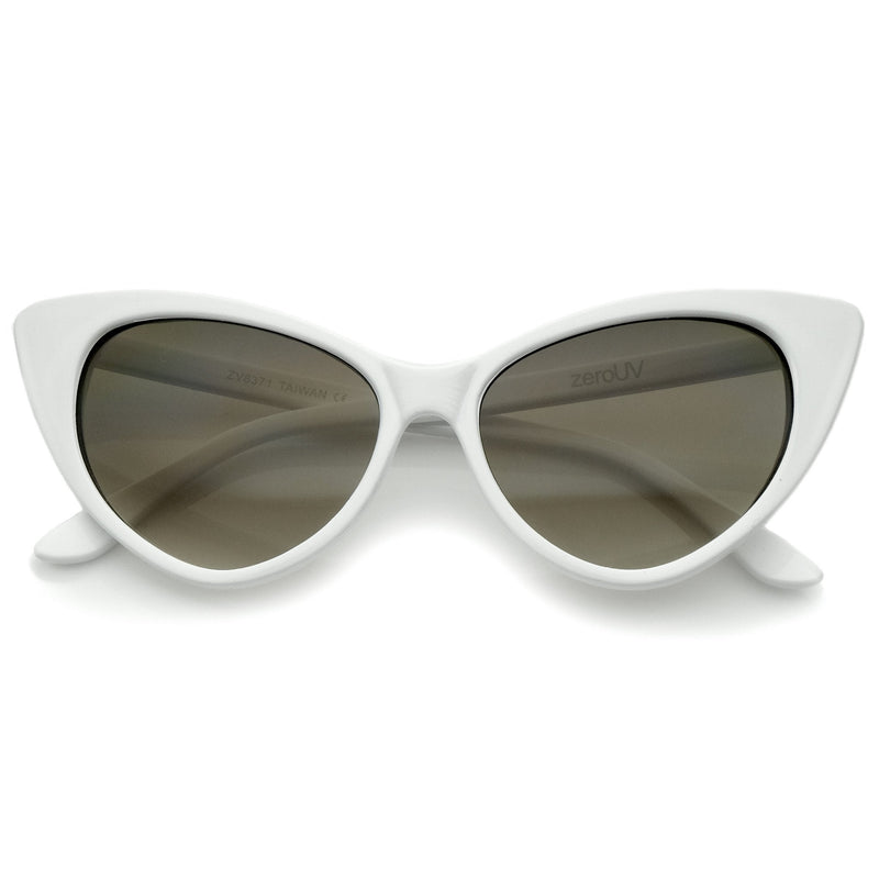 zeroUV Womens Fashion Hot Tip Pointed Vintage Cat Eye Sunglasses 8371 Sunglasses