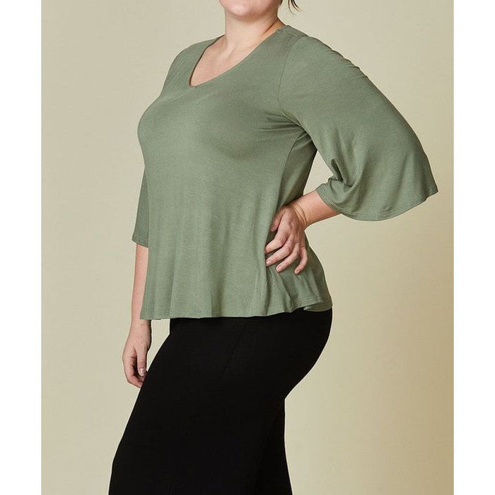 Bamboo Missyday Curvy Top