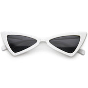 zeroUV Women's Fashion Retro Triangle Cat Eye Sunglasses C570 Sunglasses