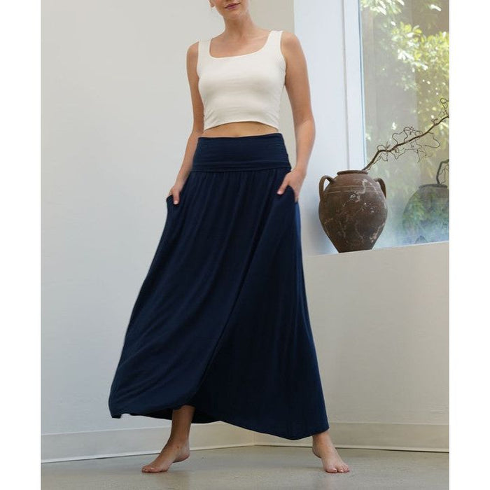 Bamboo Yoga Maxi Skirt