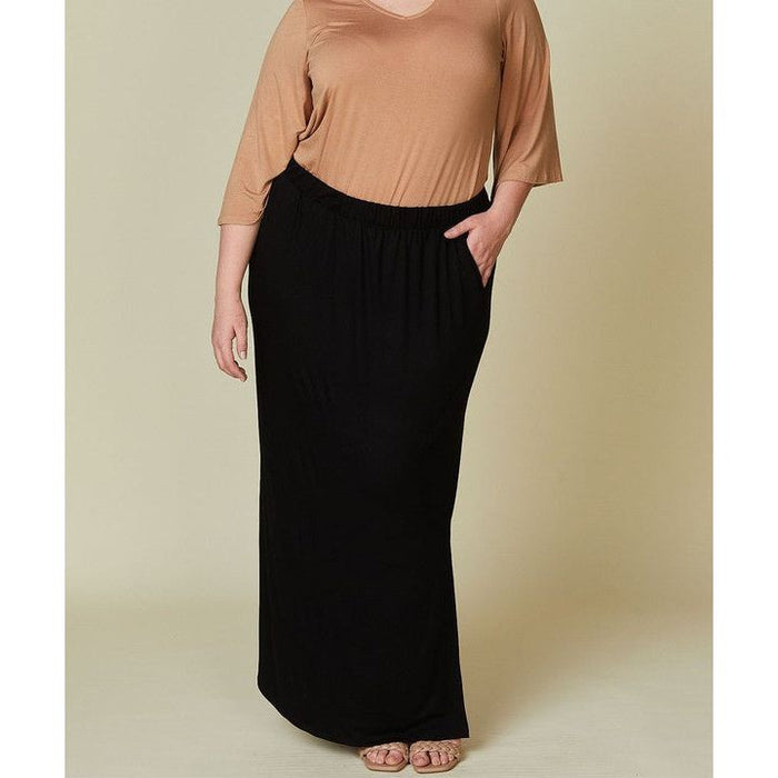 Bamboo Classic Skirt For Curvy