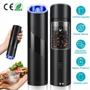 SmartPursue™ Electric Salt & Pepper Grinder – Gravity Sensor with LED Electric Salt Grinder