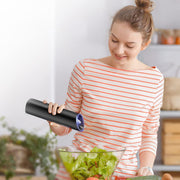 SmartPursue™ Electric Salt & Pepper Grinder – Gravity Sensor with LED Electric Salt Grinder
