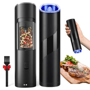SmartPursue™ Electric Salt & Pepper Grinder – Gravity Sensor with LED Electric Salt Grinder