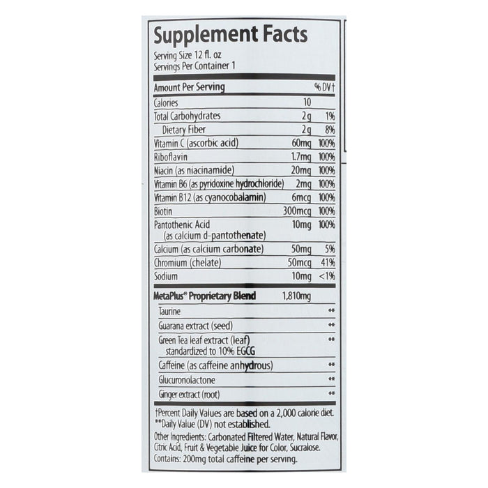 Celsius Sparkling Wild Berry Dietary Supplement Case